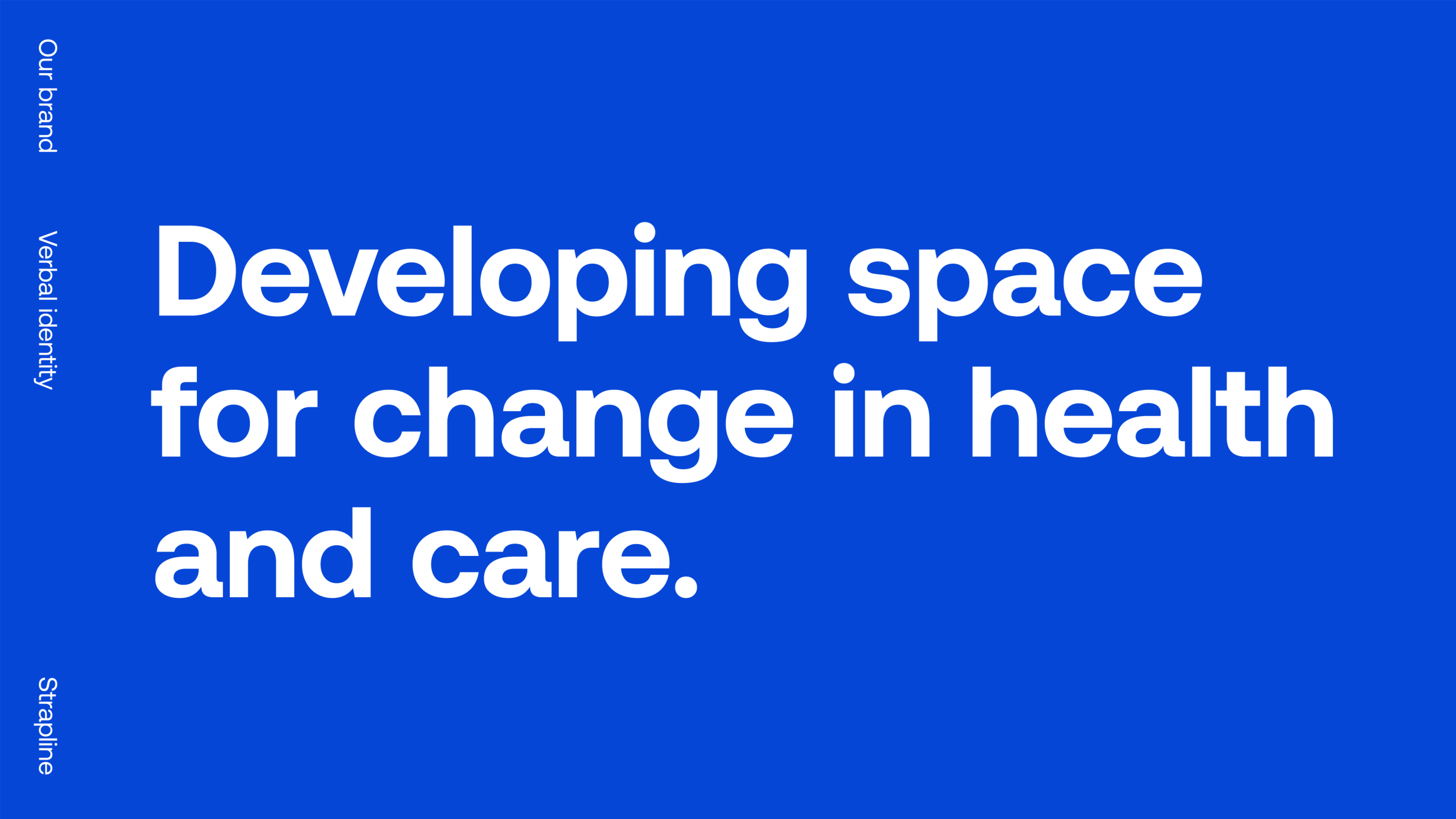 Prime strapline in brand typeface