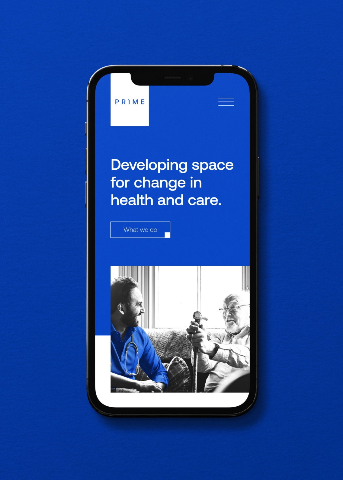 Prime website on a mobile device