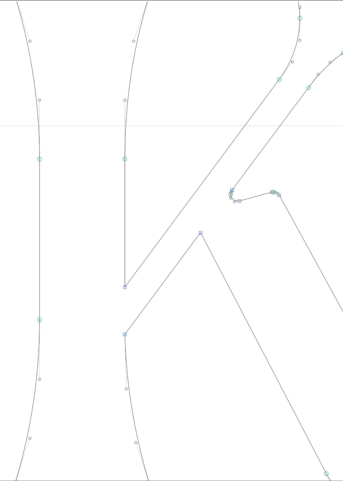 Glyph custom font construction