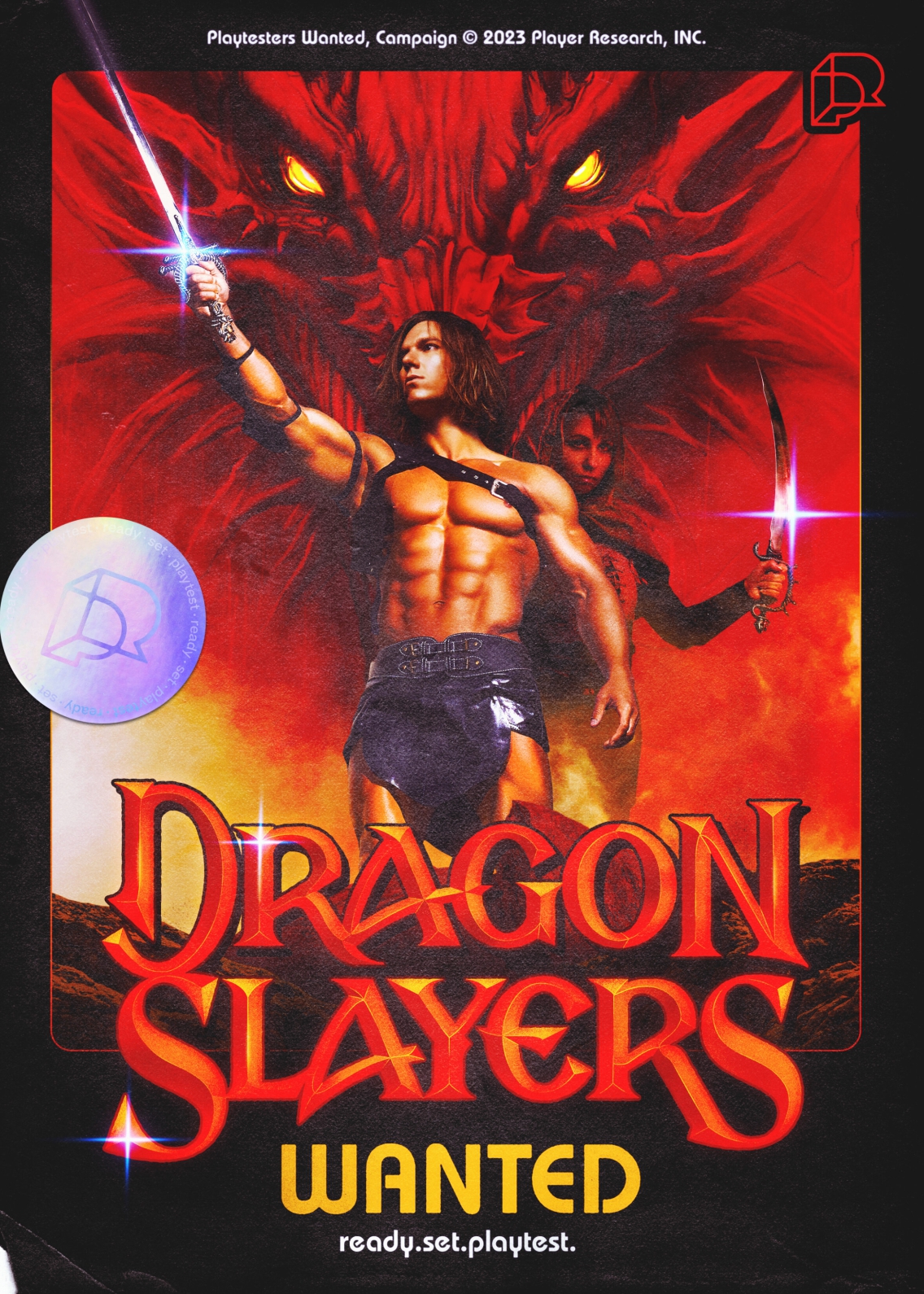 Dragon Slayers Wanted poster