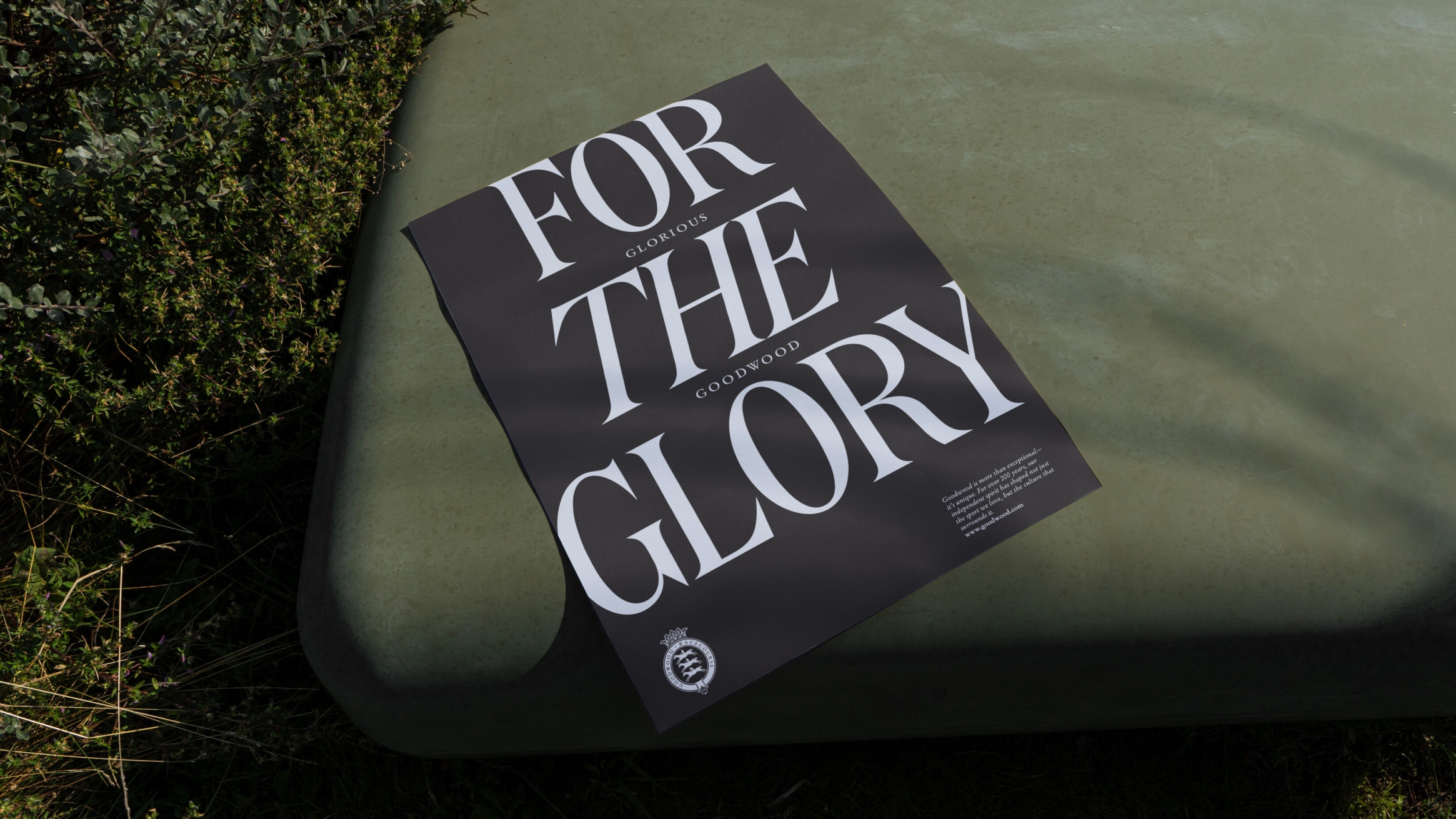 For The Glory brand message